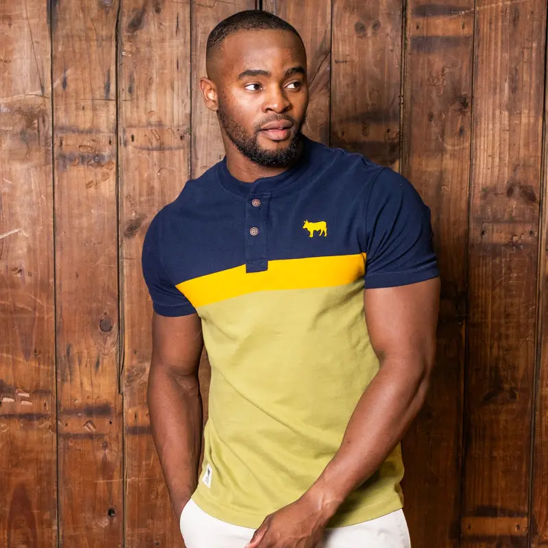 Kingsley Heath Colourblock Raglan Moss 1