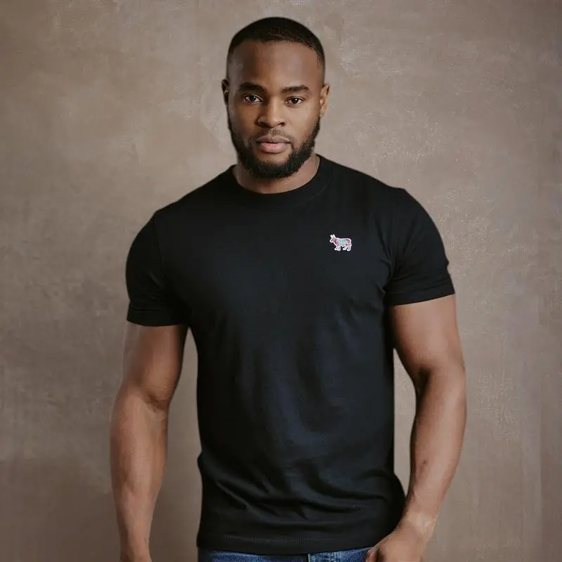 Kingsley Heath Embroidery Badge Crew Tee - Mamba 1