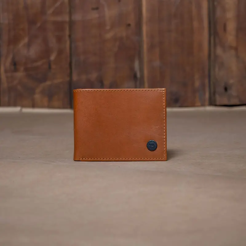 Kingsley Heath Metal Round Nguni Wallet Tan 1