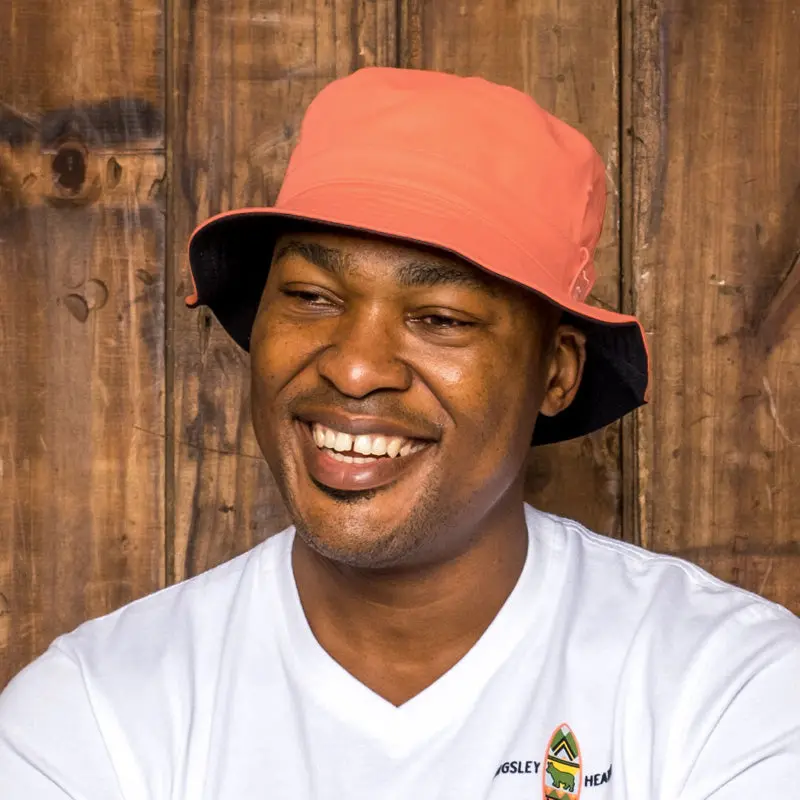 Kingsley Heath Pop Bucket Hat Coral/Mamba 1