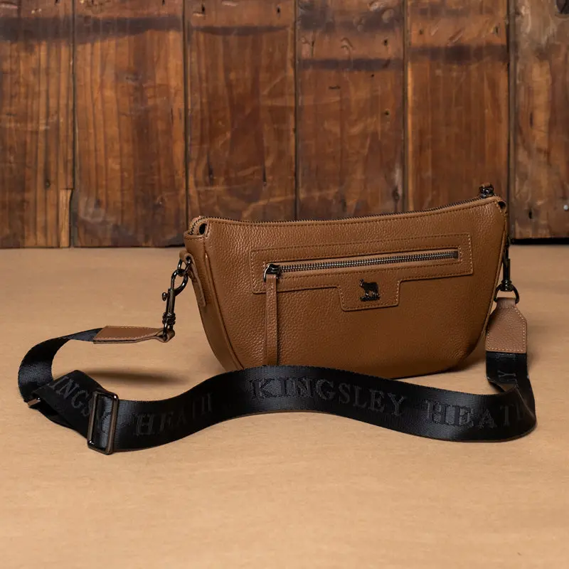 Kingsley Heath Rectangle Fashion Bag Tan 1