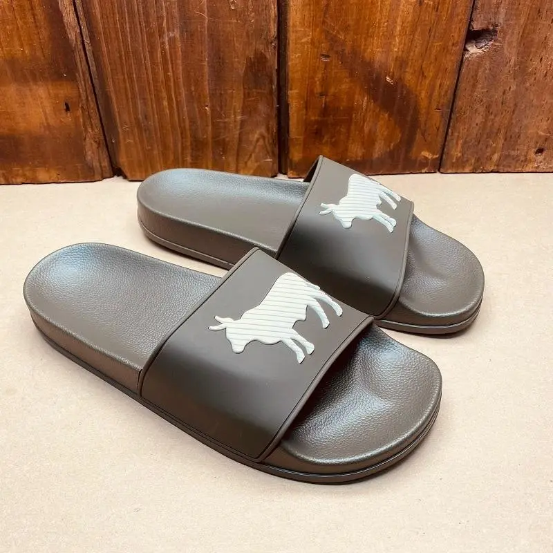 Kingsley Heath Shutter Nguni Slide Fatigue - Fatigue/White/Fatigue 1
