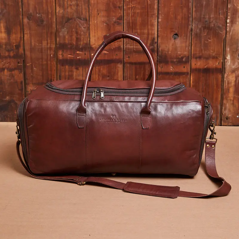 Kingsley Heath Sports Duffle Bag Tan 1