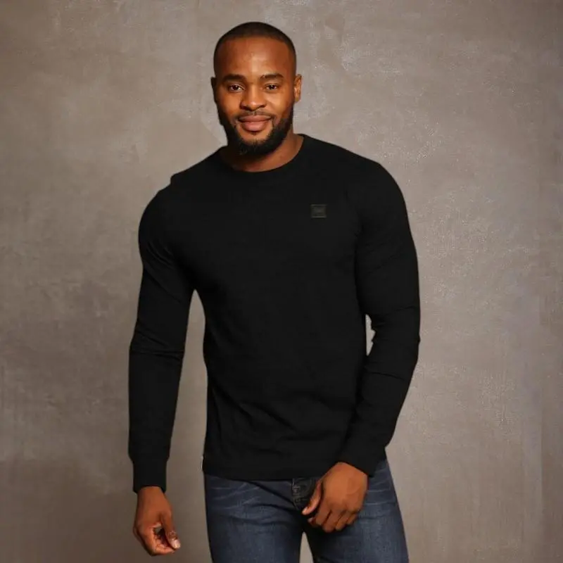 Kingsley Heath Square Badge Longsleeve Tee - Mamba 1