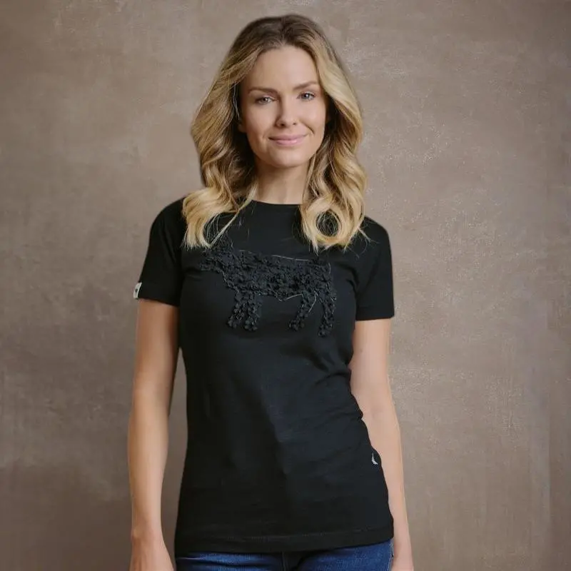 Kingsley Layered Petal Nguni Tee - Mamba 1