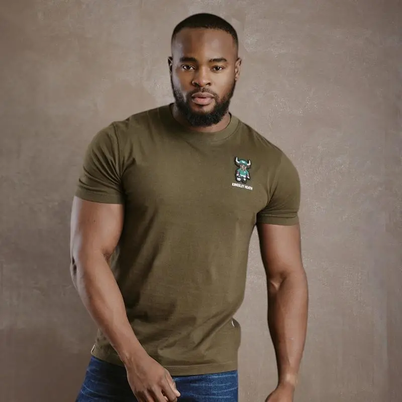 Kingsley Nguni Collectable Football Crew Tee - Fatigue 1