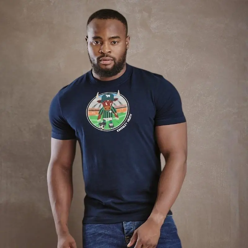Kingsley Nguni Collectable Footballer Crew Tee - Midnight 1
