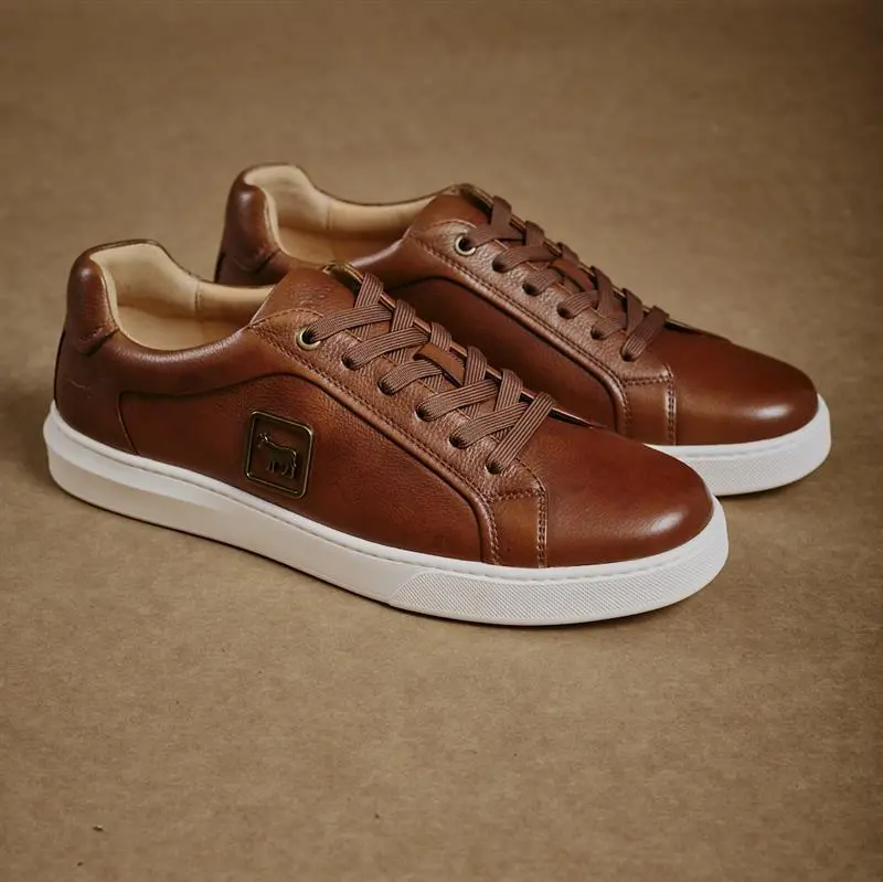 Kingsley Nguni Luxe Sneaker - Tan 1