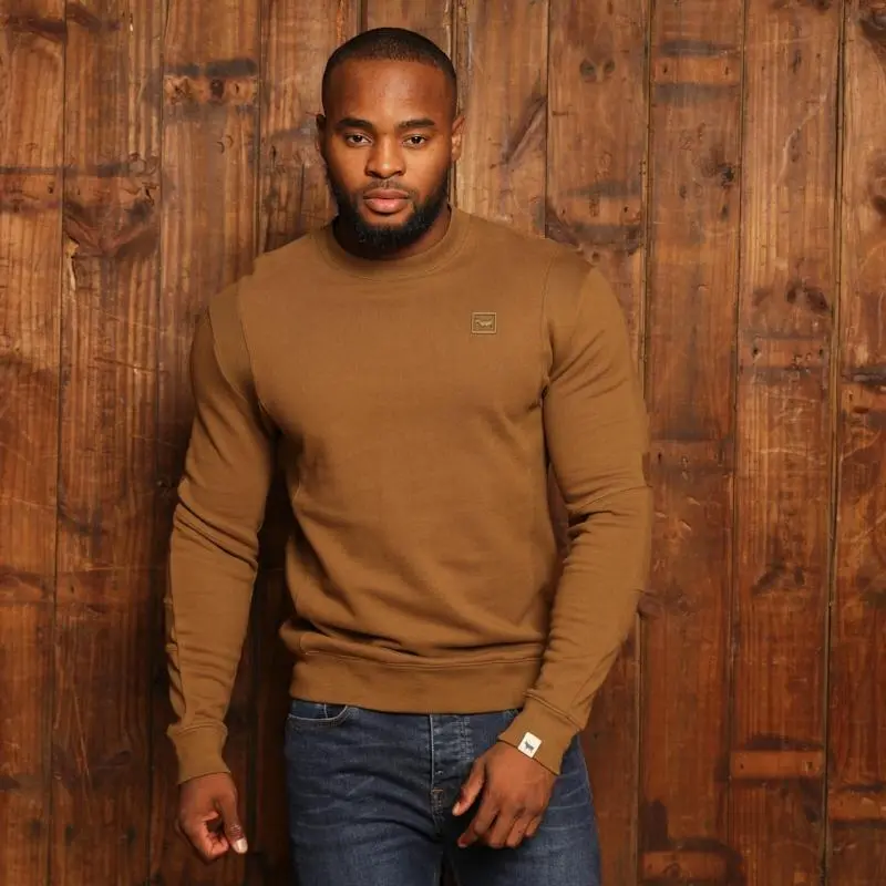 Kingsley So. Afr Styled Up Pullover Sweatshirt - Olive 1