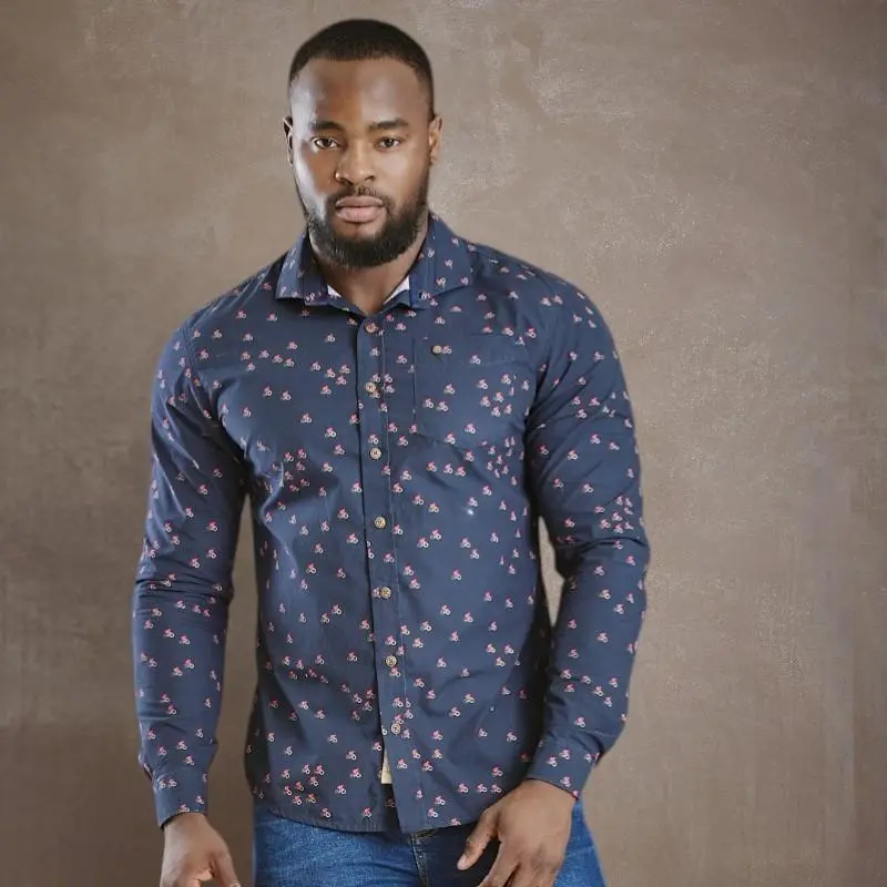 Kingsley Suikerbossie Climb Slim Fit Shirt - Midnight 1