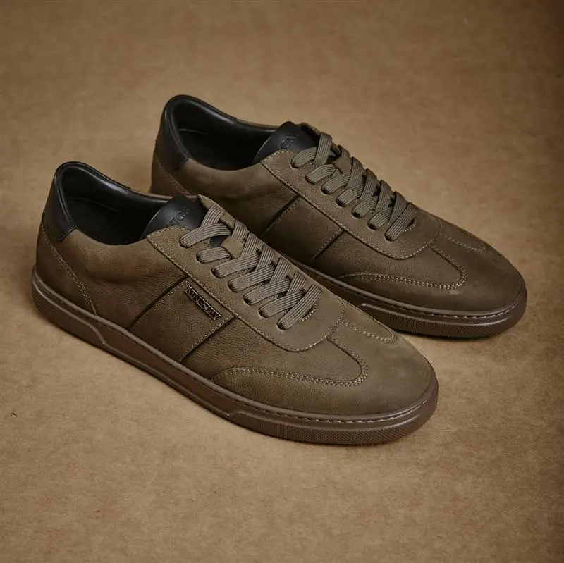 Kingsley T-Toe Wordmark Sneaker - Fatigue 1