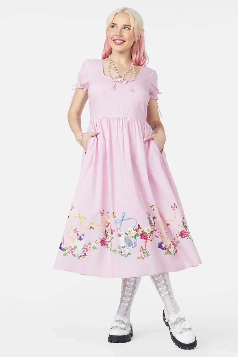 Kitsch Kitty Midi Dress 1