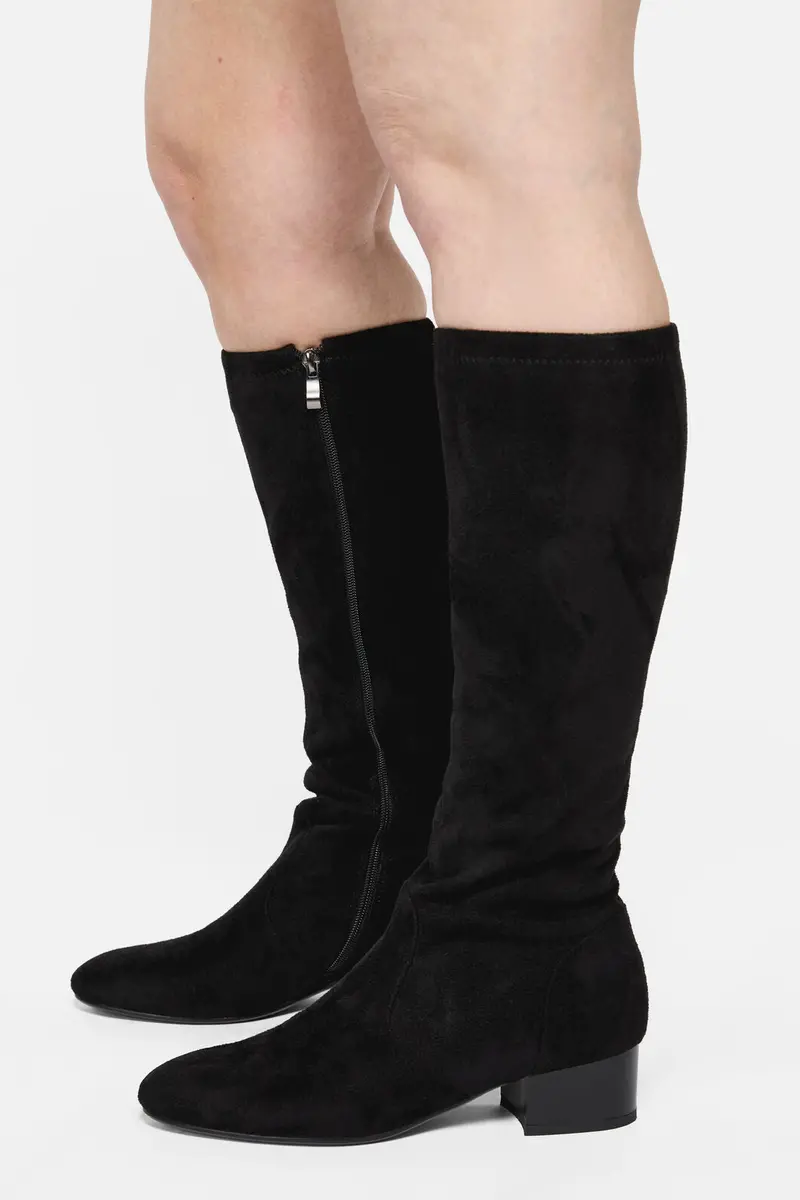 Knee High Faux Suede Boot 1