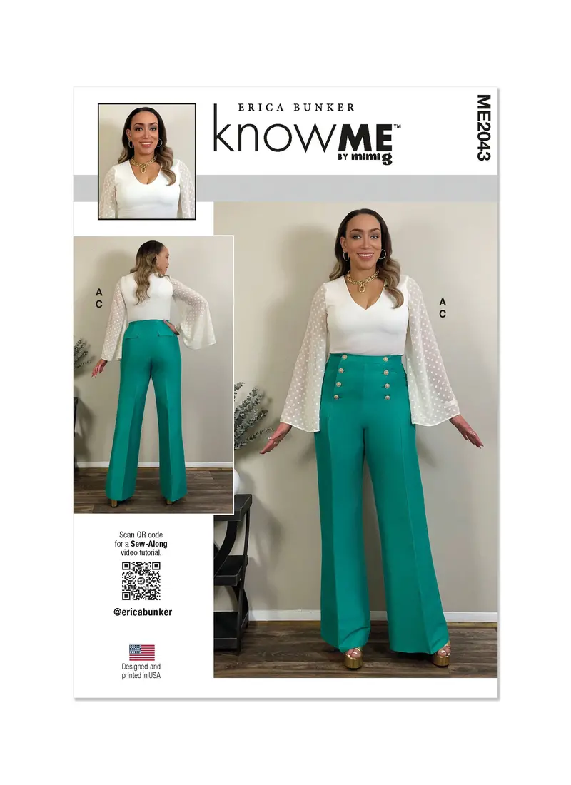 Knowme Pattern Me2043 Misses Bodysuits And Pants 1