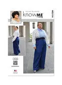 Knowme Pattern Me2104 Misses' Shirt, Pants And Cummerbund 1