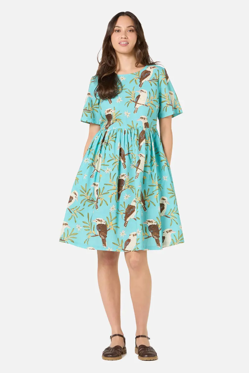 Kookaburra Smock Dress 1