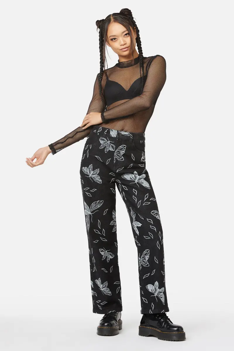 Larvae Flocked Pant 1