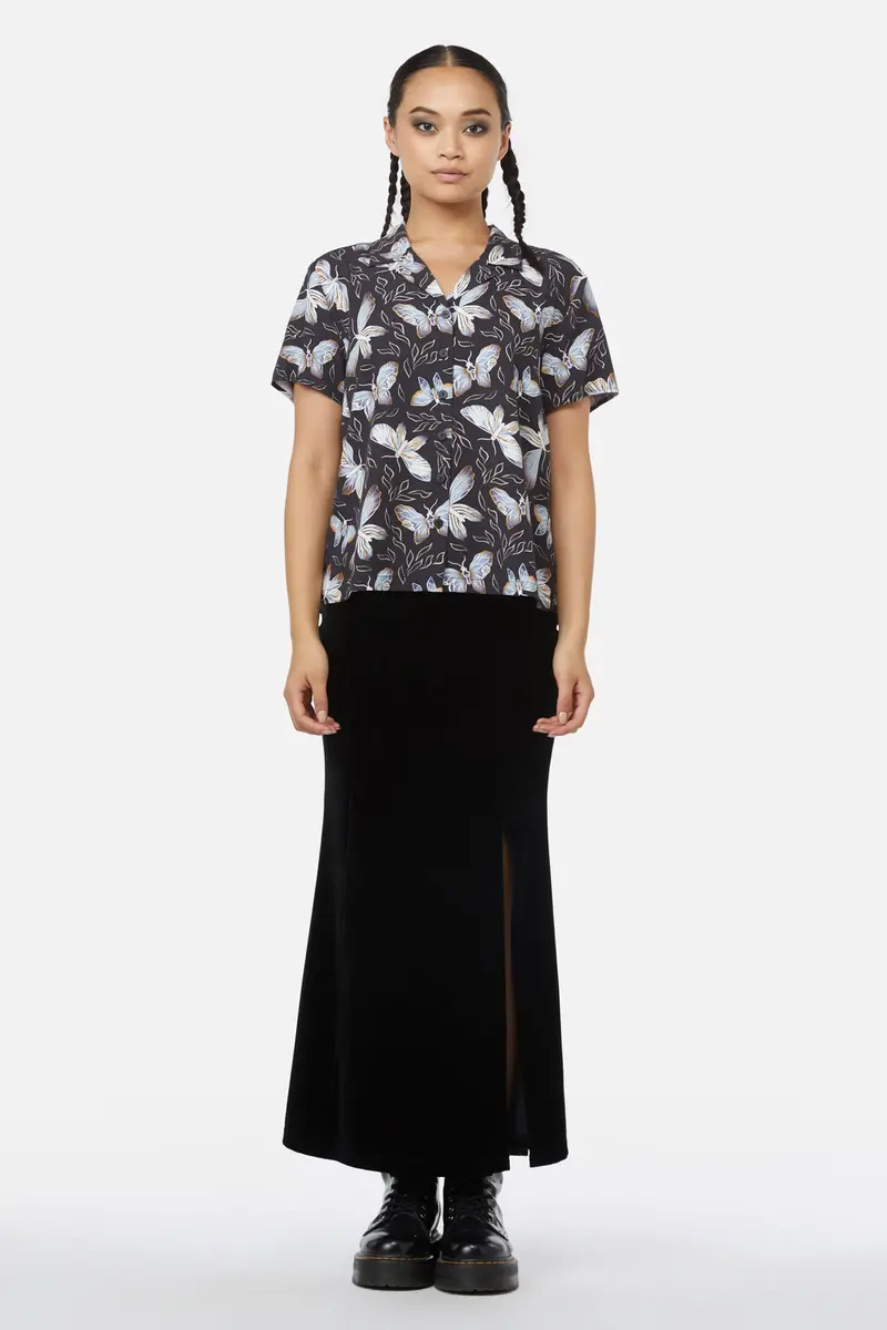 Larvae Print Blouse 1