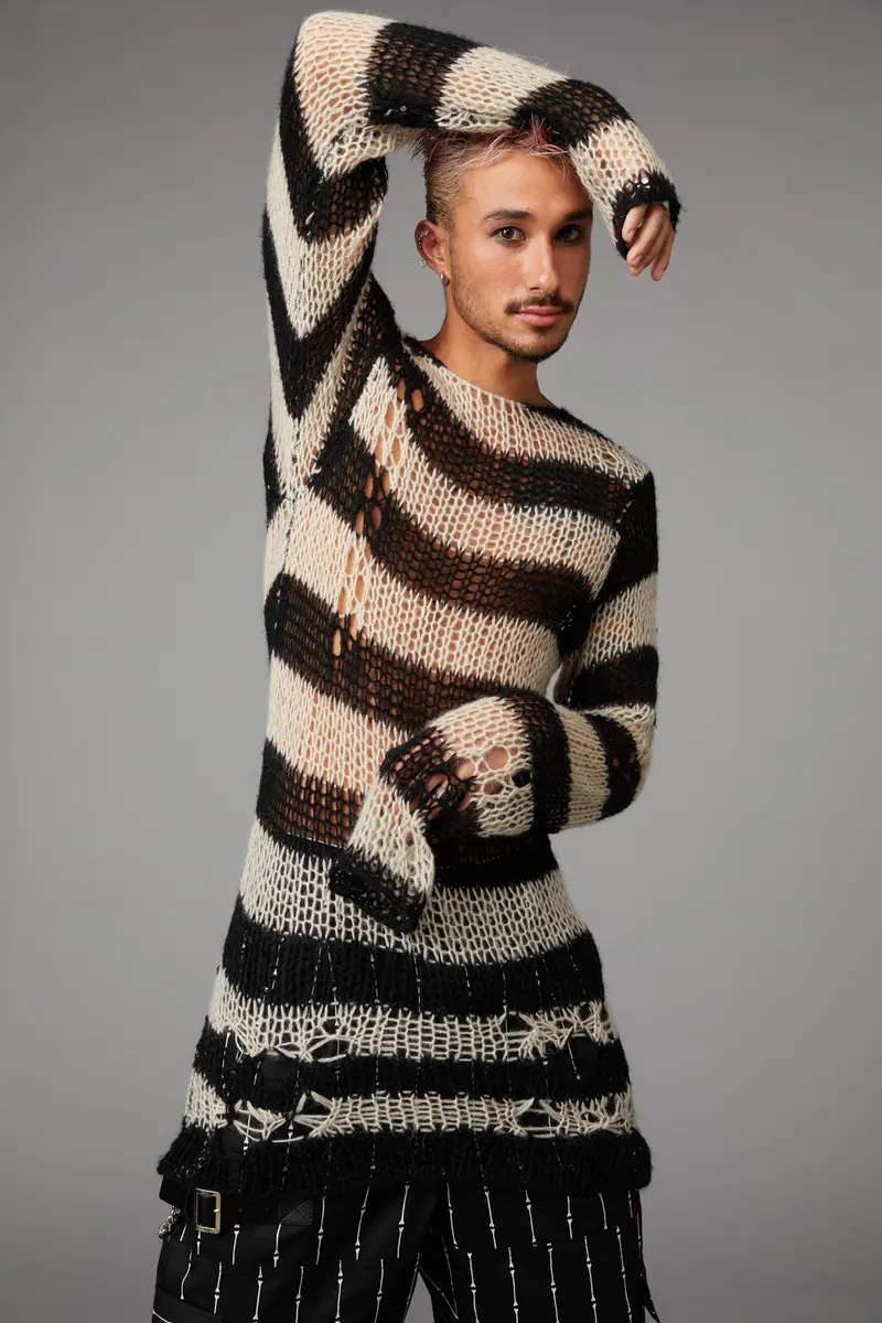 Laszlo Strip Knit 1