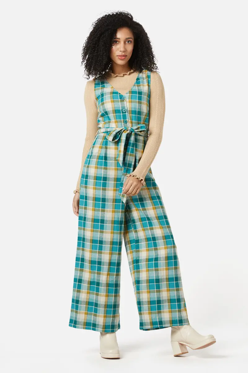 Laura Check Jumpsuit 1