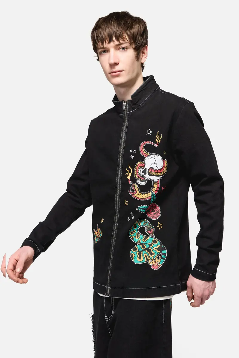 Lawless Denim Zipper Jacket 1