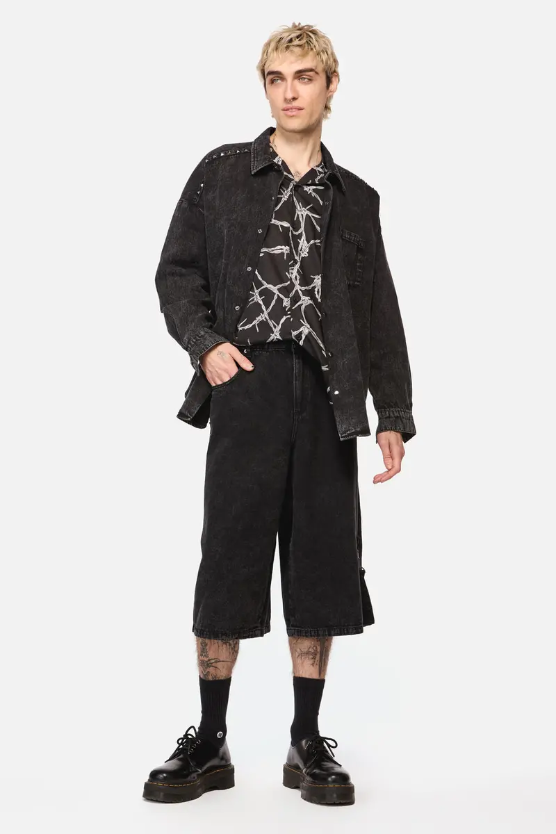 Lawless Stud Ls Shirt 1