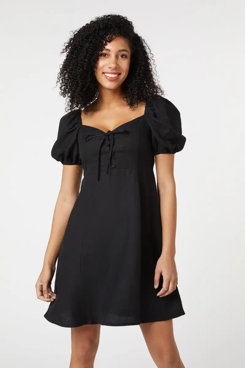Leah Lace Up Dress 9