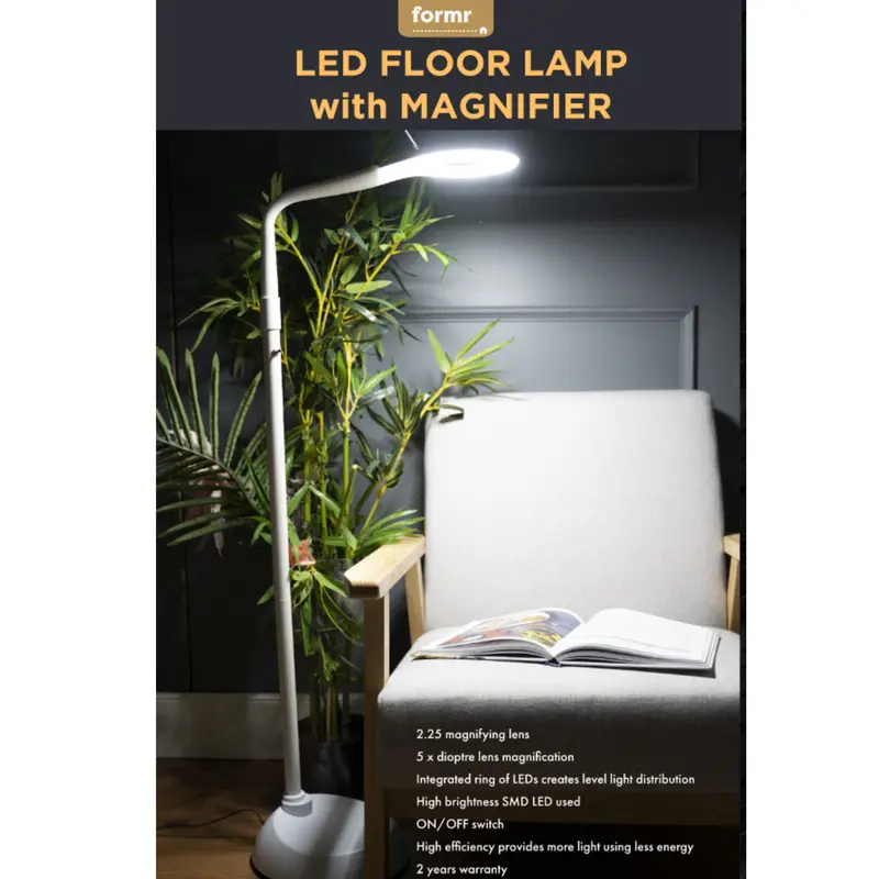 Led Floor Lamp Magnifier 1