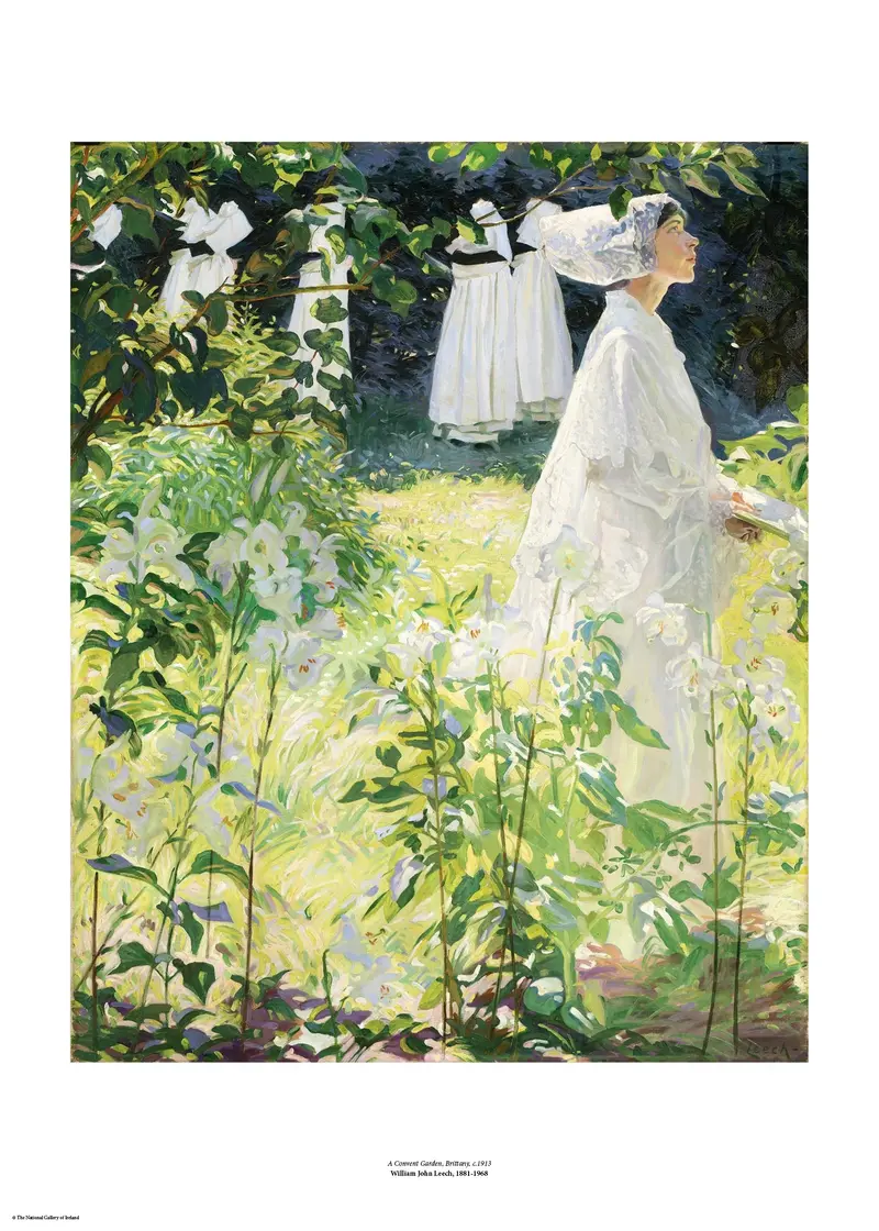 Leech, A Convent Garden, Brittany Art Print 1