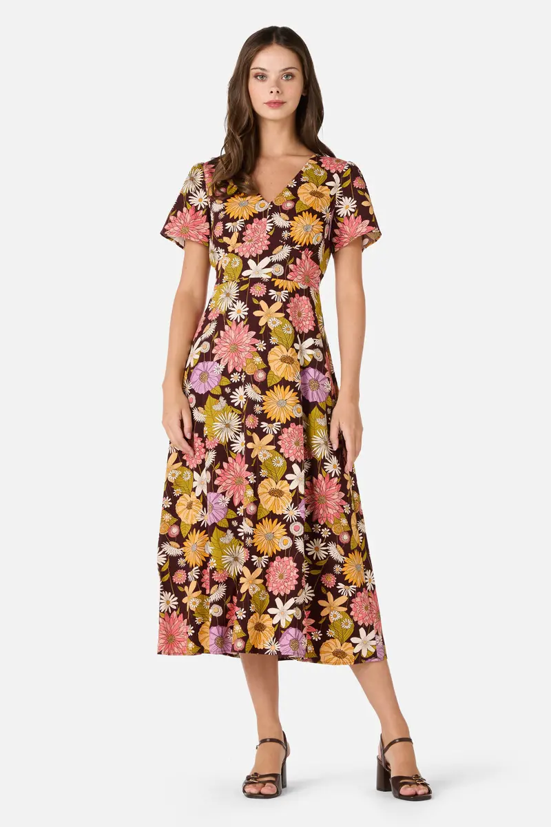 Leonie Floral Midi Dress 1
