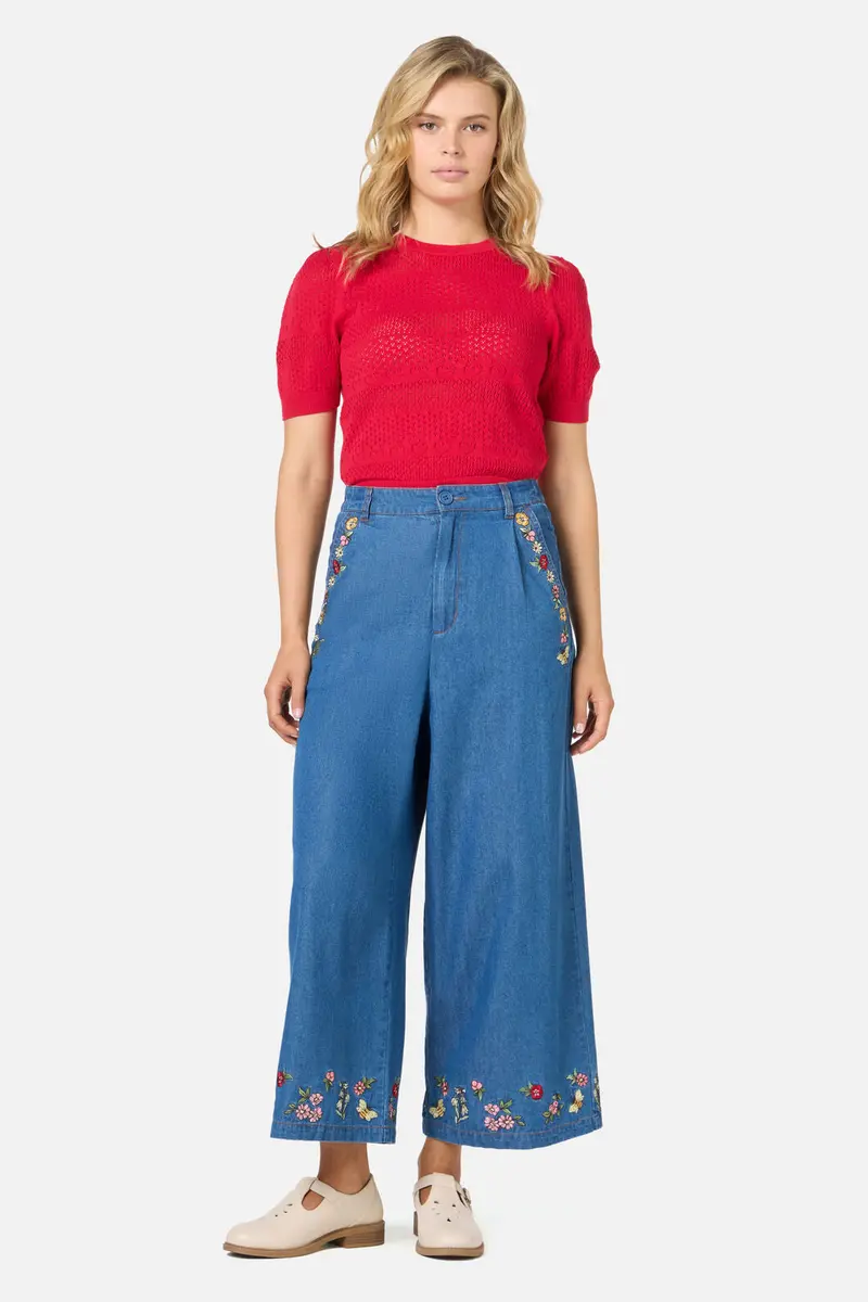 Libby Bee Denim Culotte 1