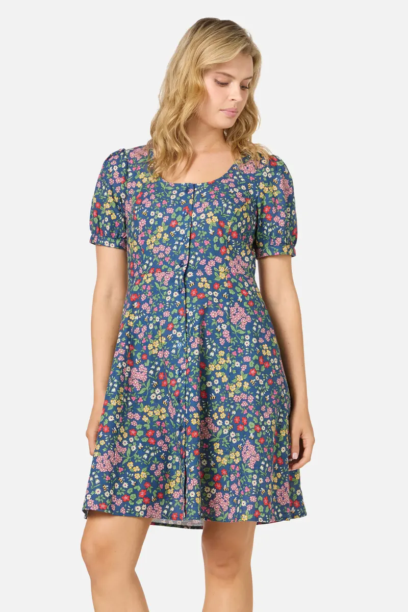 Libby Bee Ditsy Mini Dress 1