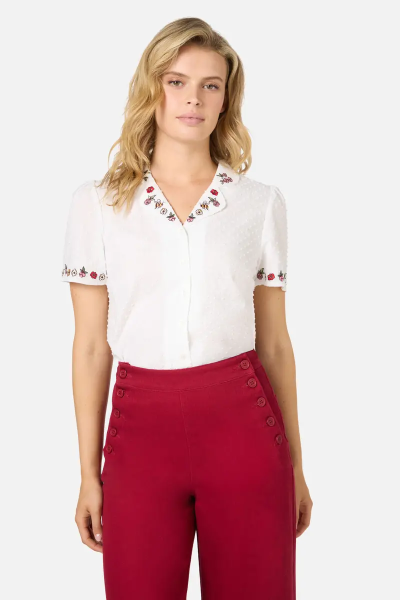 Libby Bee Embroidered Blouse 1