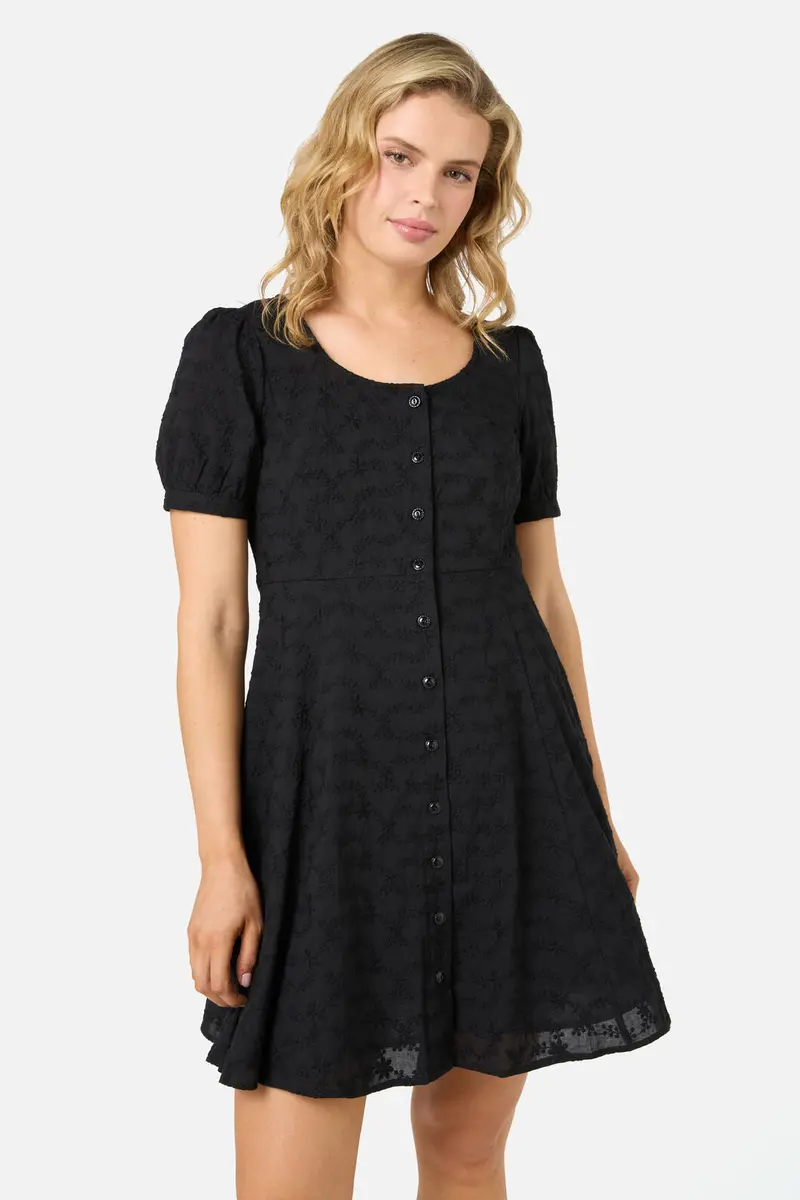 Lily Broidery Mini Dress 1