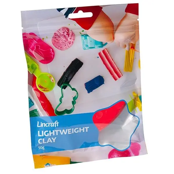 Lincraft Air Dry Clay, Red- 50G 1