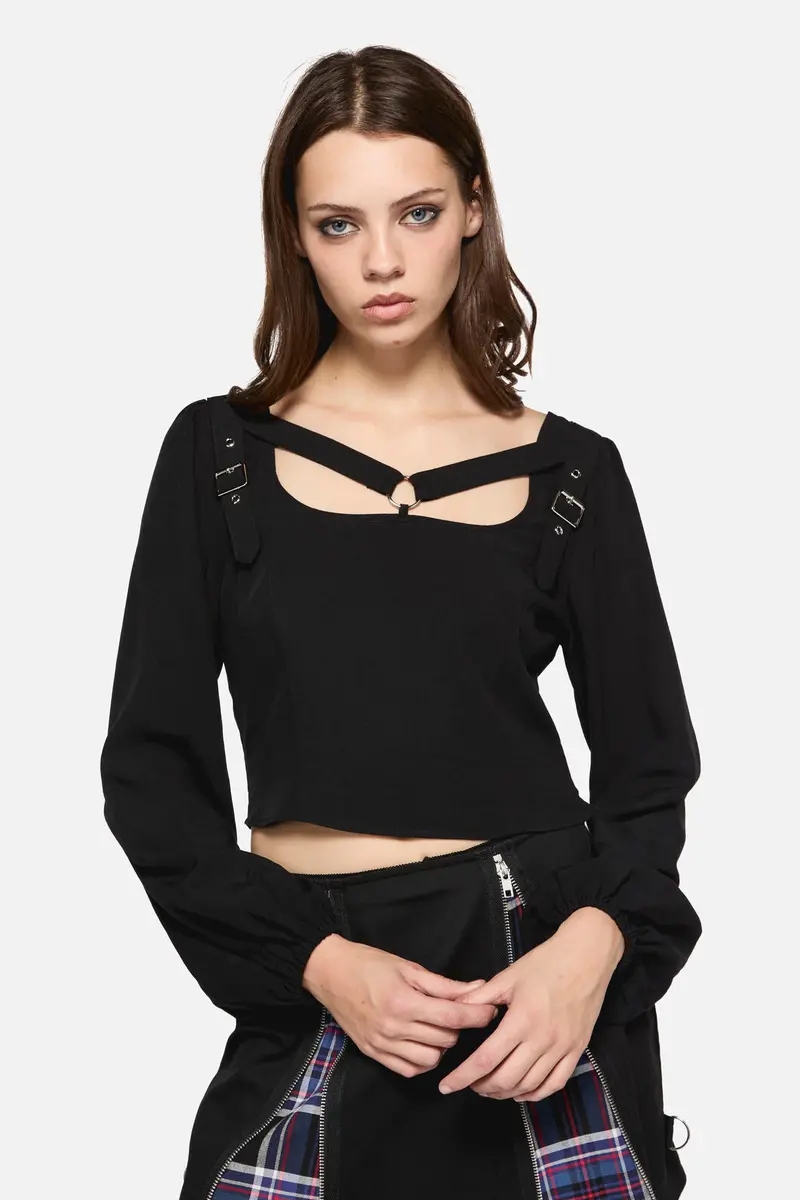 Little Bitter Buckle Strap Blouse 1