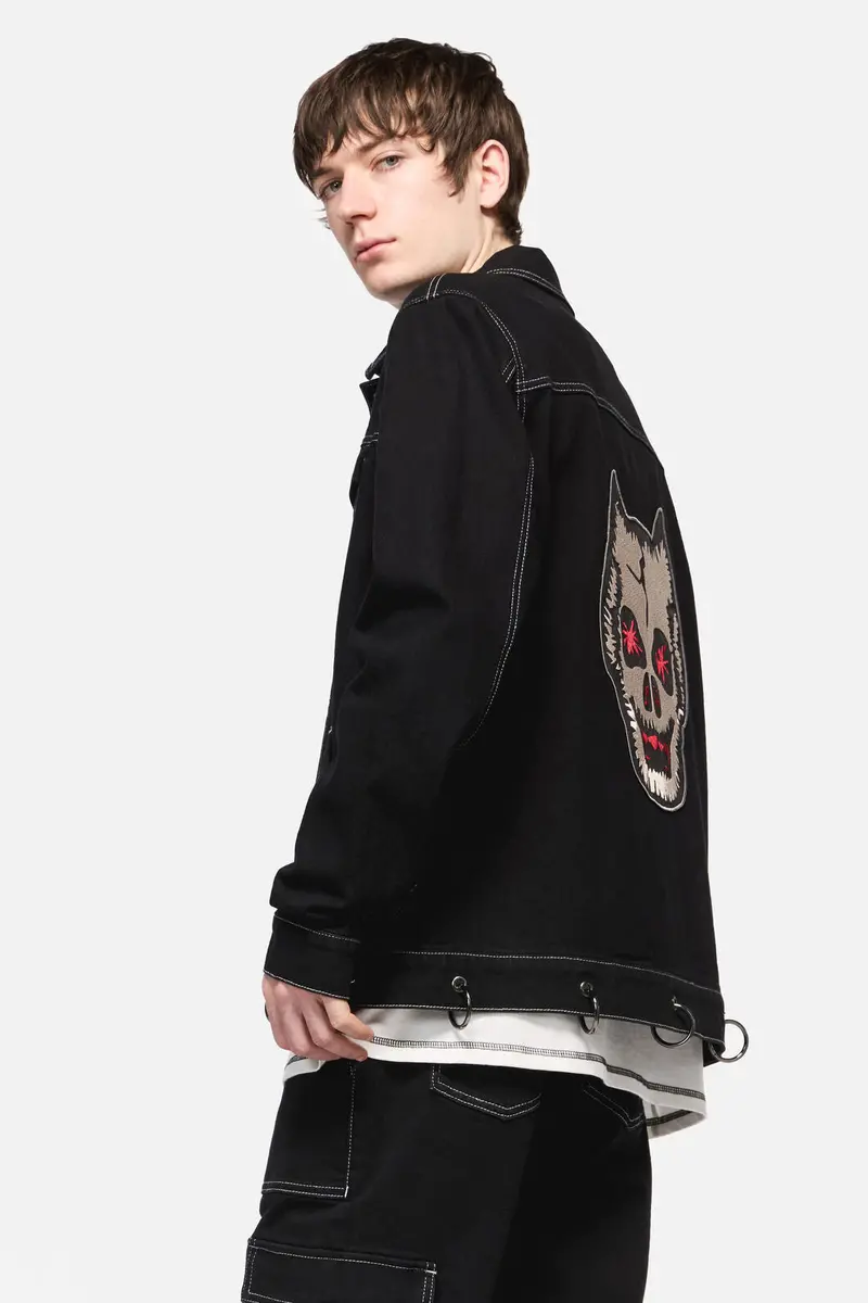 Little Bitter Goth Denim Jacket 1