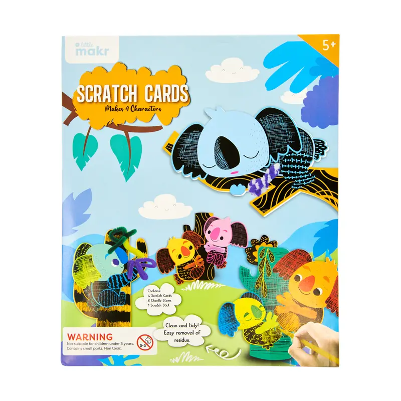 Little Makr Scratch Cards, Koala 1