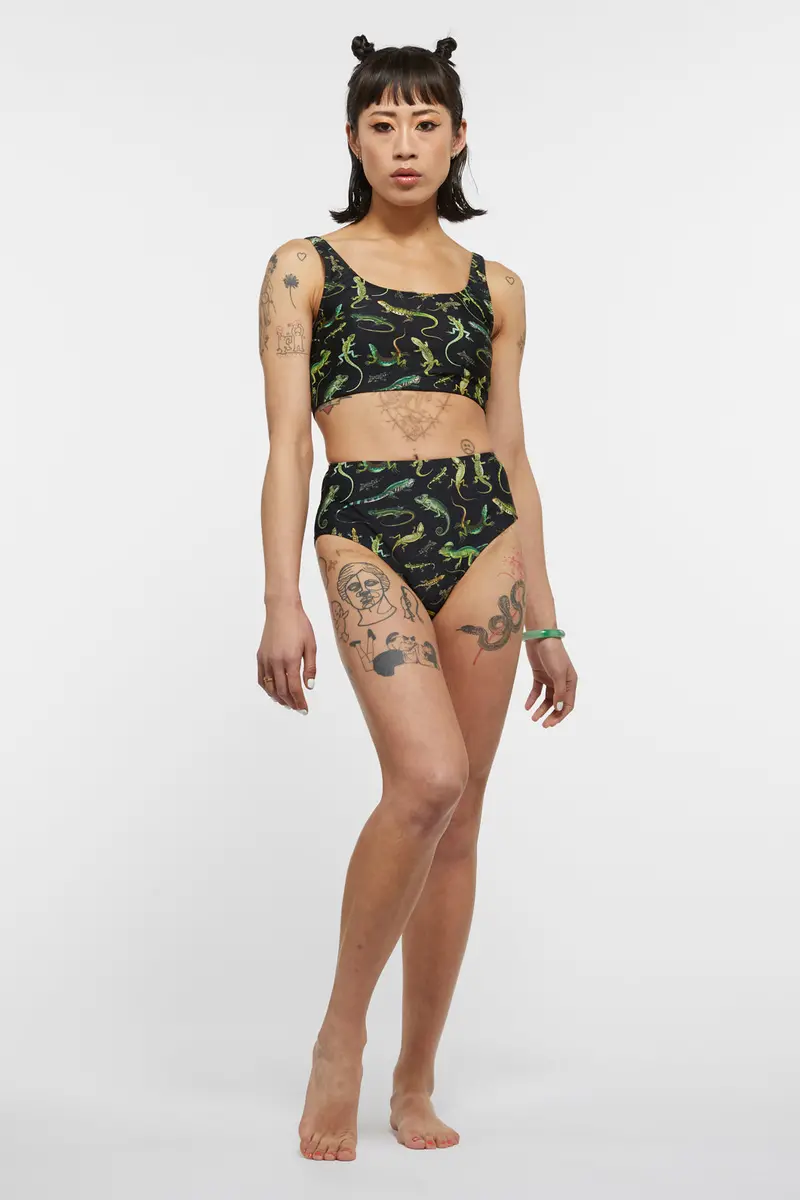Lizard Fam Bikini Bottom 1