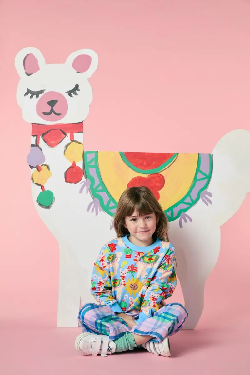 Llama Kids Sweater 1