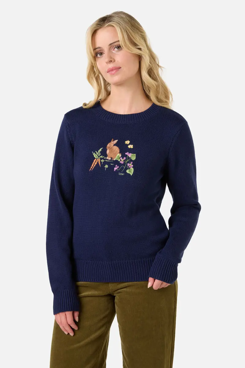 Lola Rabbit Embroidered Jumper 1
