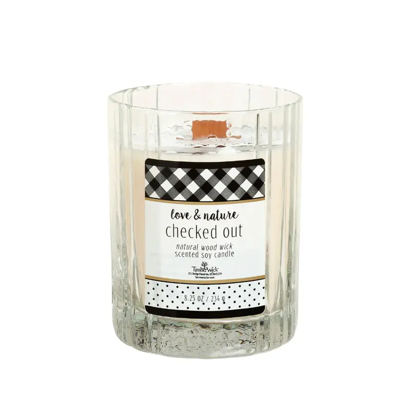 Love & Nature Candle, Checked Out- 234G 1