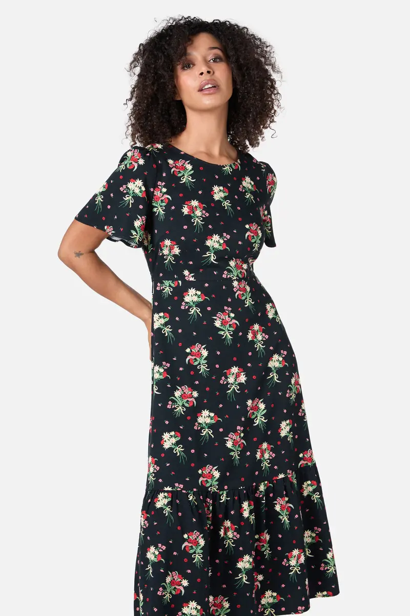 Lucia Floral Bow Dress 1
