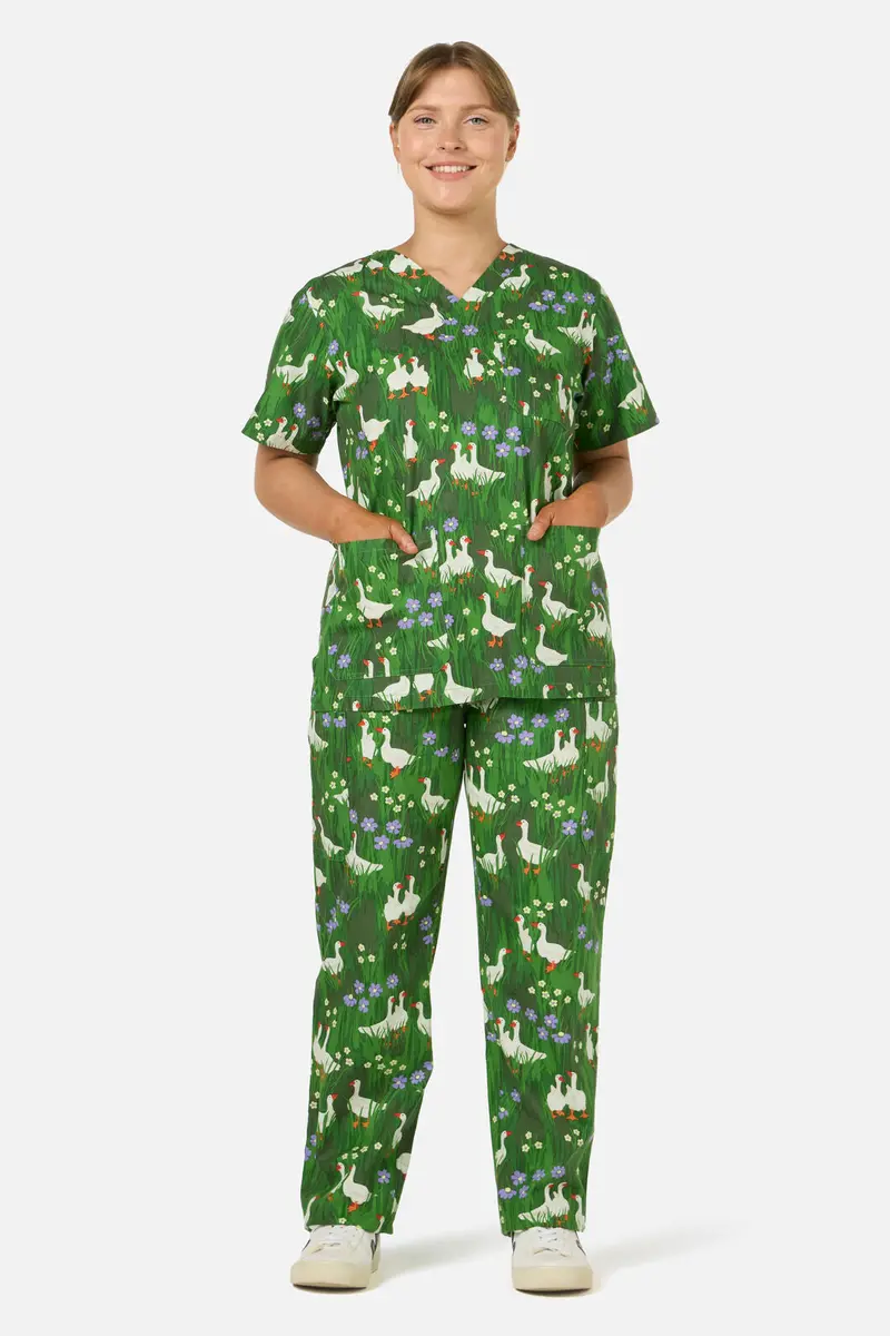 Lucy Goosey Scrub Set 1
