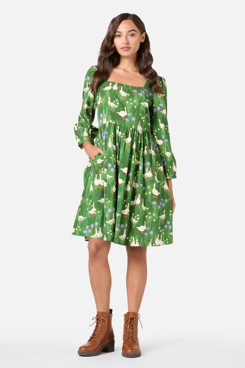 Lucy Goosey Smock Dress 1