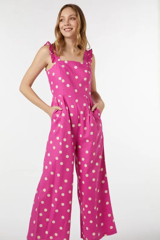 Lucy Polka Dot Jumpsuit 1