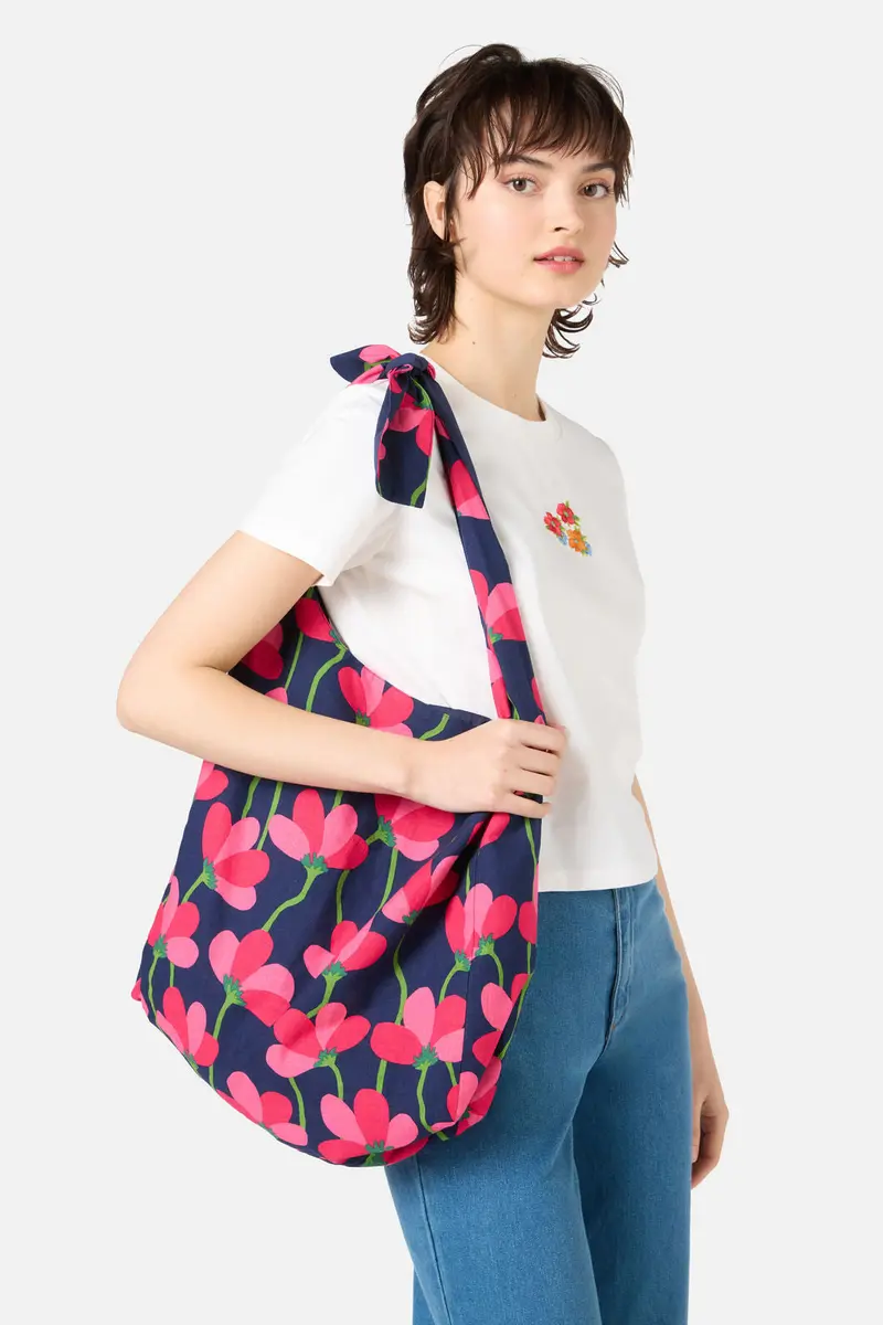 Lulu Floral Slouchy Bag 1