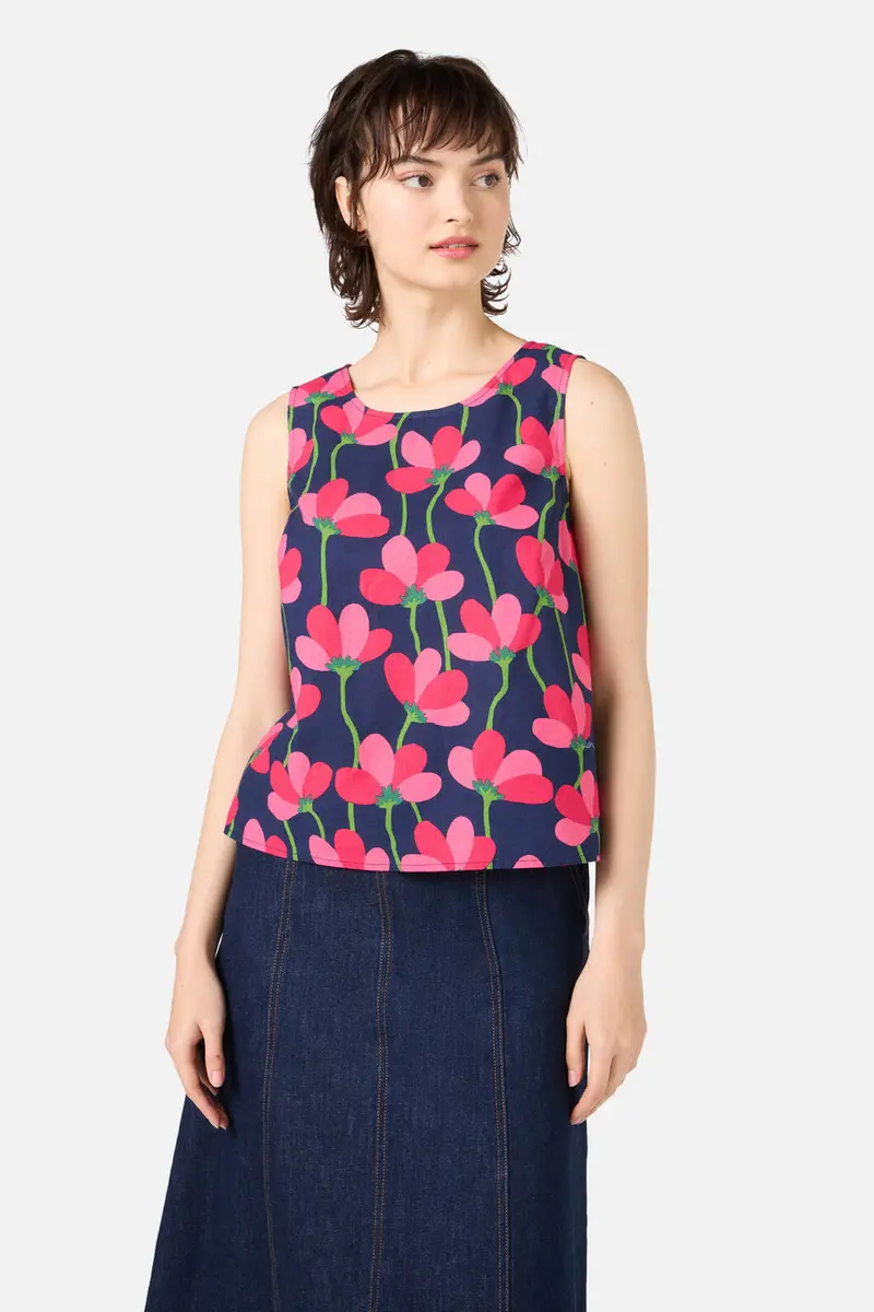 Lulu Flower Shell Top 1