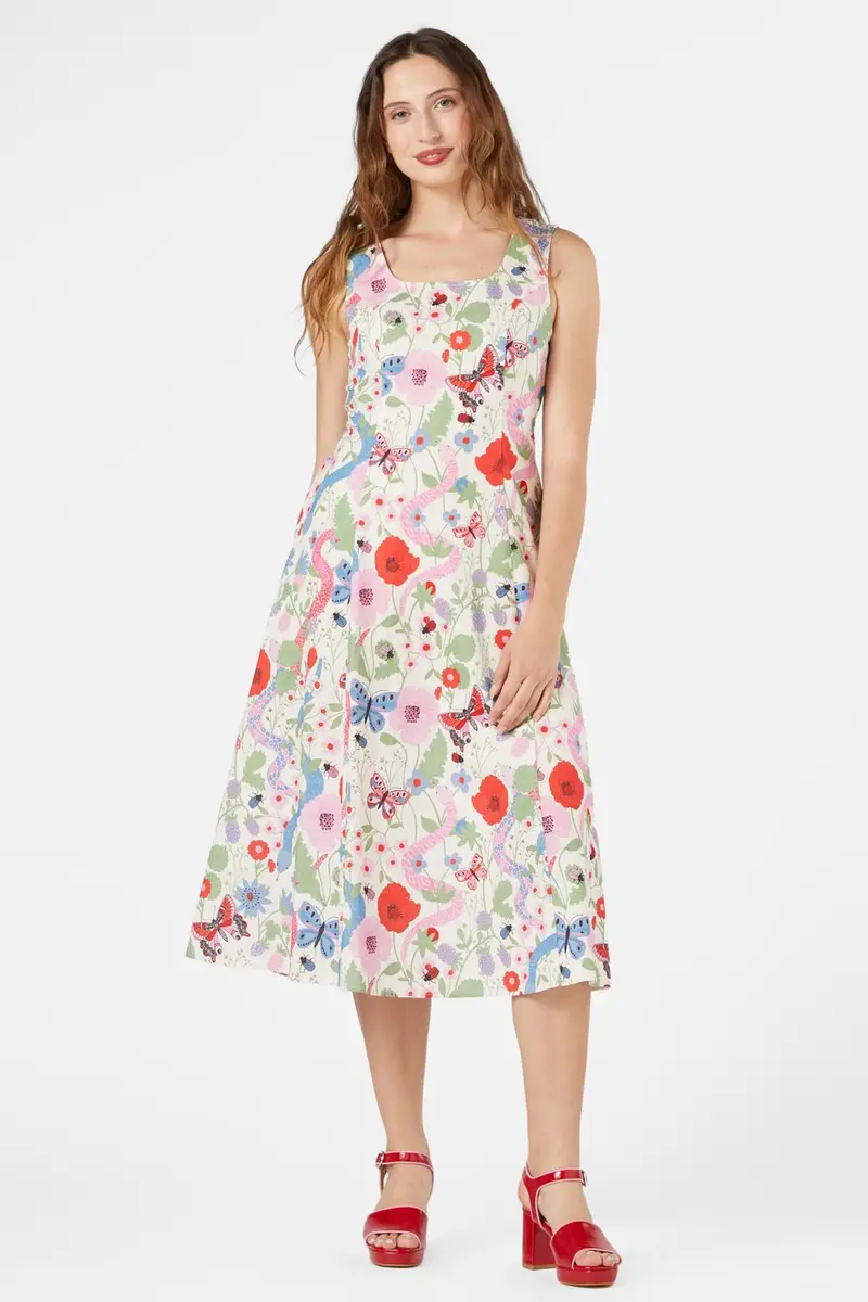 Luna Snake Midi Dress 1