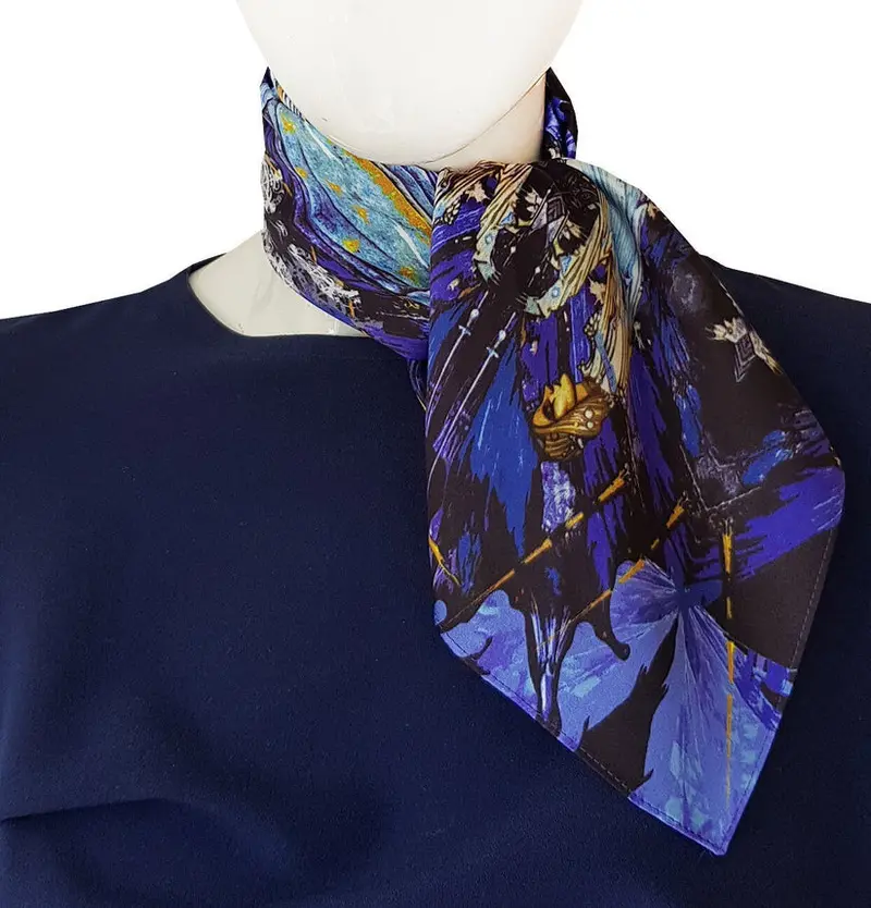 Madeline Silk Scarf 54 X 54 1